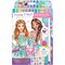 Make It Real: Fashion Design Sketchbook: Blooming Creativity - Includes 90 Stickers & Stencils, Draw Sketch & Create, Fashion Coloring Book, Tweens & Girls, Kids Ages 6+